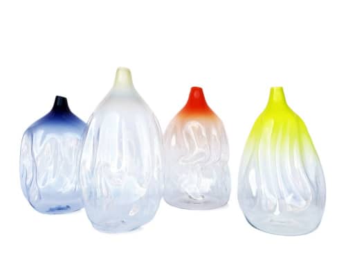 Deflate Vase | Vases & Vessels by Esque Studio. Item composed of glass