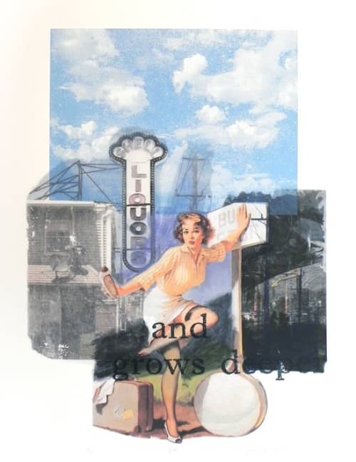 Shell Print from Pin Up series | Prints by Sara J Beazley. Item made of paper