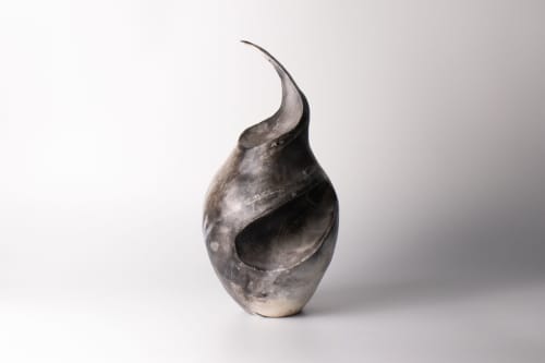 doing nothing at all | saggar sculpture | Sculptures by harlow studio. Item composed of ceramic compatible with contemporary and modern style