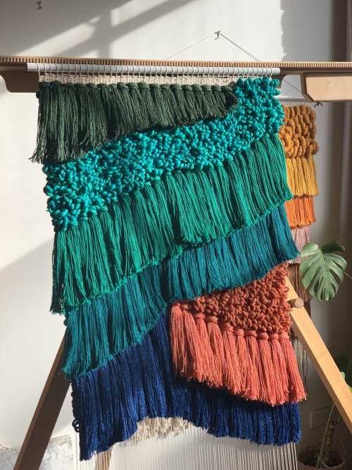 falling waterfalls | Macrame Wall Hanging in Wall Hangings by Maryanne Moodie | Madewell in Brooklyn. Item made of fabric