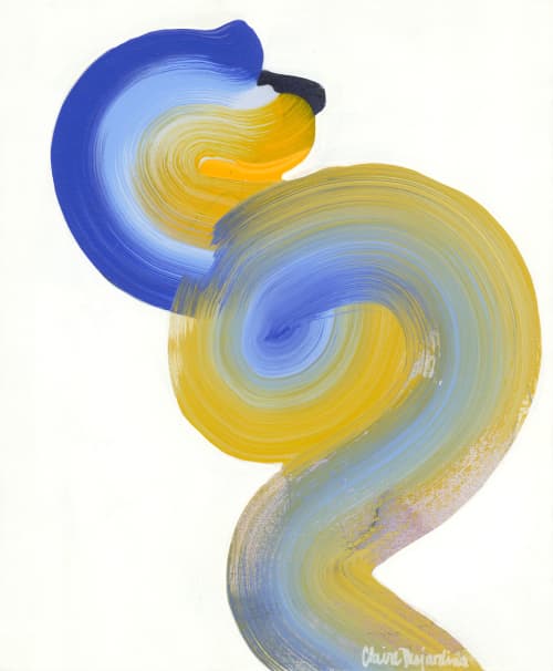 Remembering 1972 | Oil And Acrylic Painting in Paintings by Claire Desjardins. Item composed of canvas
