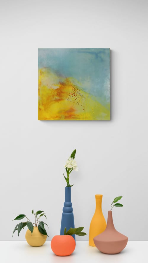 Side by Side | Oil And Acrylic Painting in Paintings by Mel Rea7. Item composed of canvas