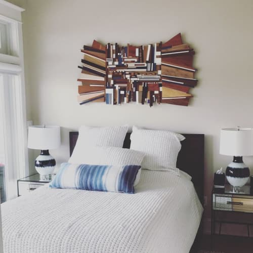 House of Cards 2 | Wall Sculpture in Wall Hangings by Scott Troxel Art. Item composed of wood