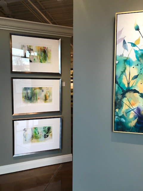 Abstract Paintings | Oil And Acrylic Painting in Paintings by Anne C. Faber | Art Post Gallery in Northbrook. Item made of canvas with synthetic
