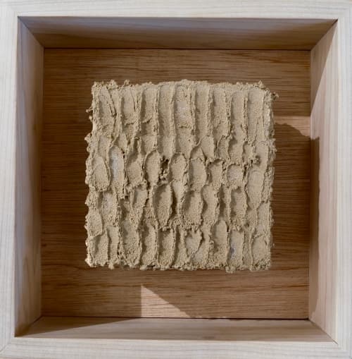 coincidences are hints from the universe | Mixed Media in Paintings by VISCERAL HOME STUDIO. Item made of oak wood & canvas compatible with minimalism and mid century modern style