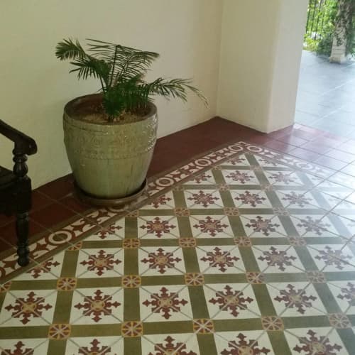 Cement Tile Rug | Tiles by Avente Tile. Item composed of cement