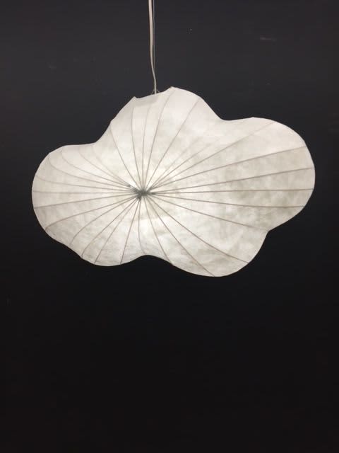 Cloud Hanging Lamp | Pendants by Pedro Villalta. Item made of steel with paper