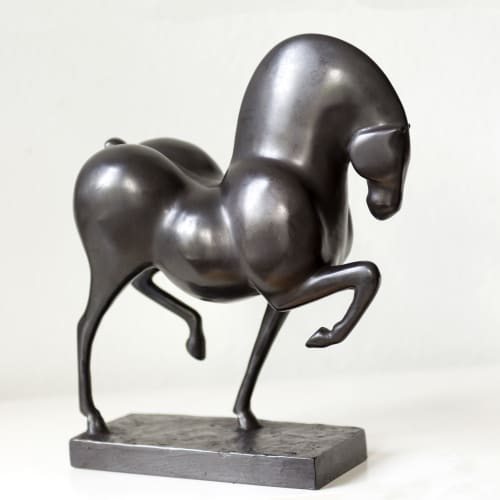 The Champ | Public Sculptures by Ninon Art. Item made of bronze compatible with boho and minimalism style