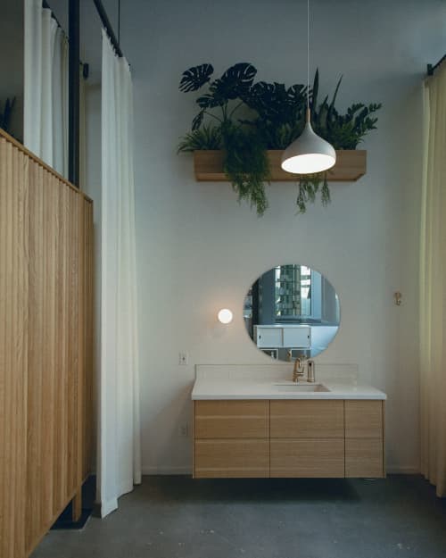 Vanity Cabinet | Storage by Yoshihara Furniture Co. | Antonio Spa in Seattle. Item made of wood