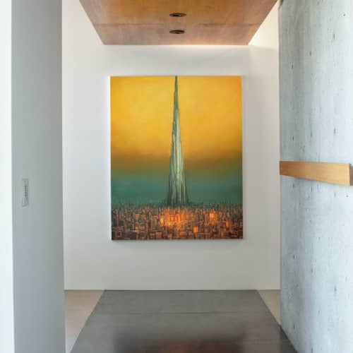 "Dominion" ~ Painting | Oil And Acrylic Painting in Paintings by Michael Kerbow. Item composed of canvas and synthetic in contemporary style