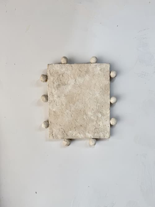 ‘Inheritance’ | Wall Sculpture in Wall Hangings by Greyya Jay. Item made of cement with paper works with minimalism & contemporary style
