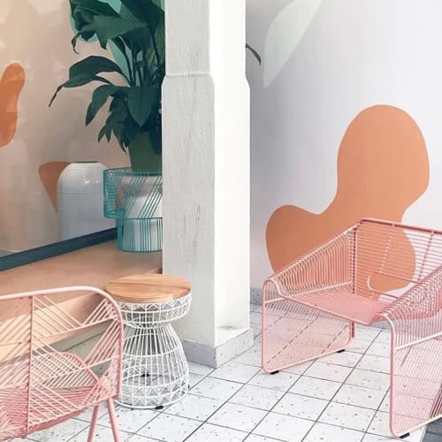 Hot Seat Lounge | Lounge Chair in Chairs by Bend Goods | Redstraw Tea Bar in Los Angeles. Item composed of metal