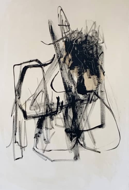 Nymph Modality | Oil And Acrylic Painting in Paintings by Amy Stone. Item made of canvas & synthetic