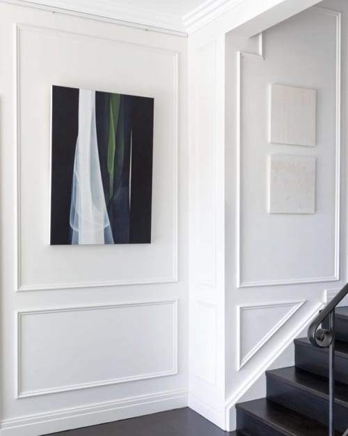 Confluence Green | Oil And Acrylic Painting in Paintings by Agneta Ekholm