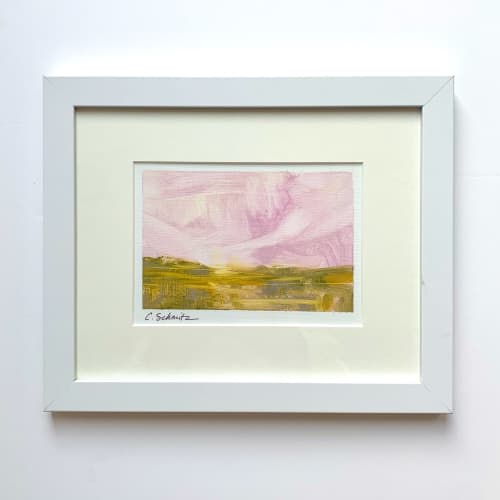 Tender View | Oil And Acrylic Painting in Paintings by Cameron Schmitz. Item composed of paper