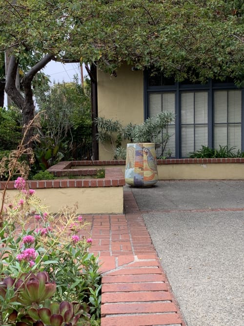 Olive Hyde Gallery Court Yard. by Dmitry Mosaics at Olive Hyde Art Gallery, Fremont Wescover