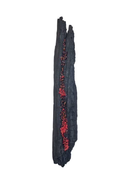 Bloody Consumption I | Wall Sculpture in Wall Hangings by Forlano Design. Item composed of wood & glass