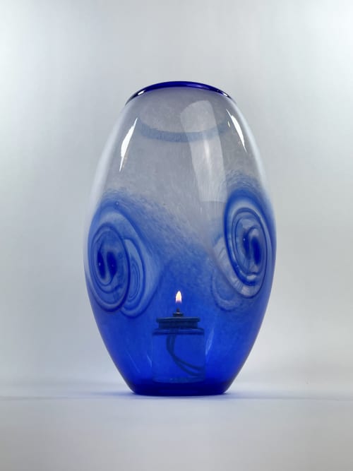Wave Votive | Lighting by Anchor Bend Glassworks. Item composed of glass