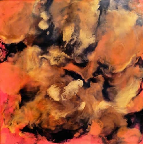 Journeys | Oil And Acrylic Painting in Paintings by Soulscape Fine Art + Design by Lauren Dickinson. Item made of birch wood