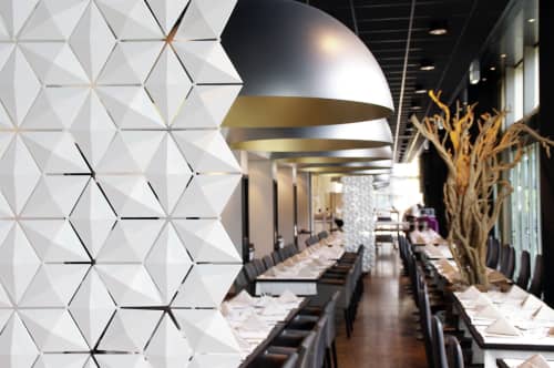 Restaurant Space Divider | Art & Wall Decor by Bloomming, Bas van Leeuwen & Mireille Meijs | Dutch Design Hotel Artemis in Amsterdam