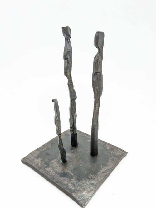 Family | Sculptures by Element Hand Forged Hardware. Item composed of steel in minimalism or contemporary style