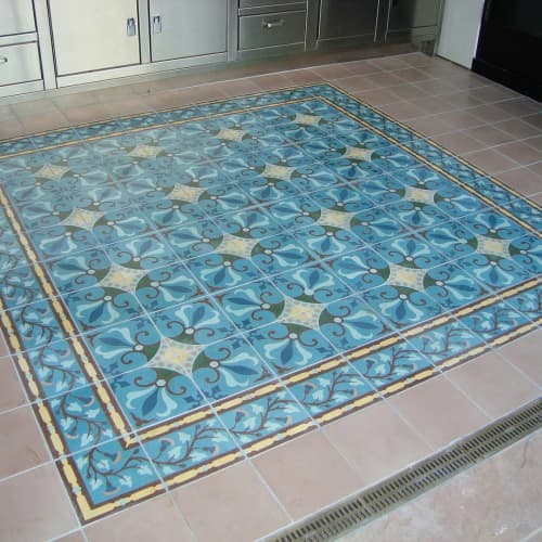 Encaustic Tile | Tiles by Avente Tile. Item made of cement