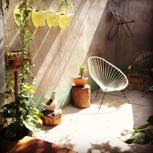 Acapulco Chair | Accent Chair in Chairs by Innit Designs. Item composed of steel and synthetic
