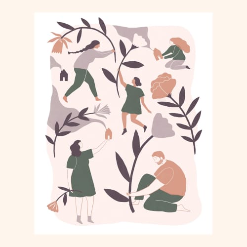 Room to Grow | Prints by Elana Gabrielle. Item composed of paper