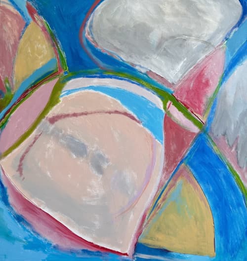 Sail | Paintings by Beth Barry | New York in New York. Item composed of canvas in contemporary style