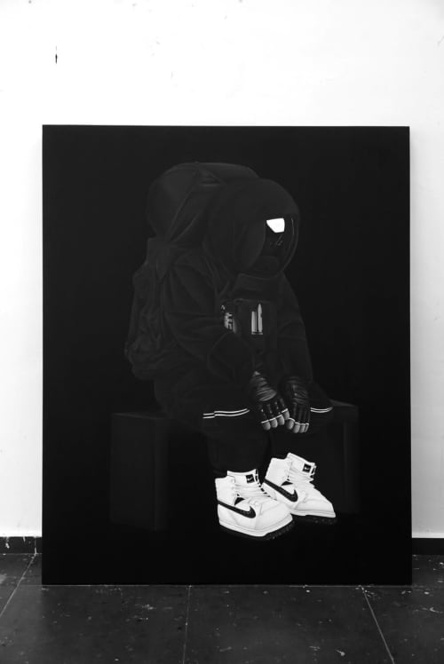 Break | Oil And Acrylic Painting in Paintings by Ricardo Rodriguez Cosme | Valencia in Valencia. Item composed of canvas & synthetic