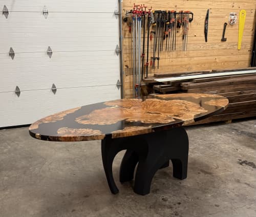 Luxury Custom Dining Table THE SERENGETTI | Tables by Pelican State Woodworks