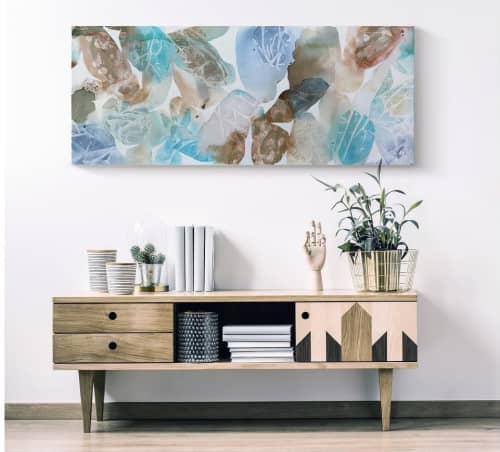 Abstract painting | Oil And Acrylic Painting in Paintings by Amica Whincop. Item composed of canvas and synthetic