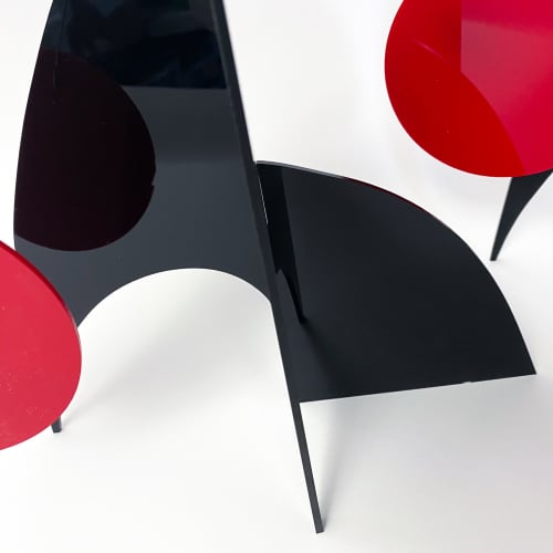 The Moderne Art Stabile Sculpture | Coffee Table Art | Sculptures by Atomic Mobiles | Los Angeles in Los Angeles. Item in mid century modern or contemporary style