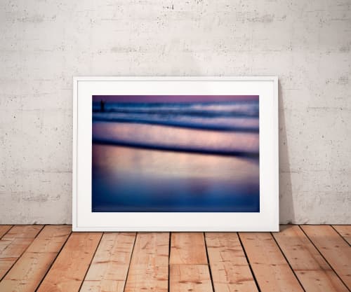 Blurry fisherman | Limited Edition Print | Photography by Tal Paz-Fridman | Limited Edition Photography. Item made of paper works with contemporary & country & farmhouse style