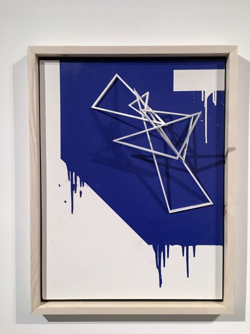 Heuristic Forms Series | Mixed Media by Strider Patton. Item composed of wood & synthetic