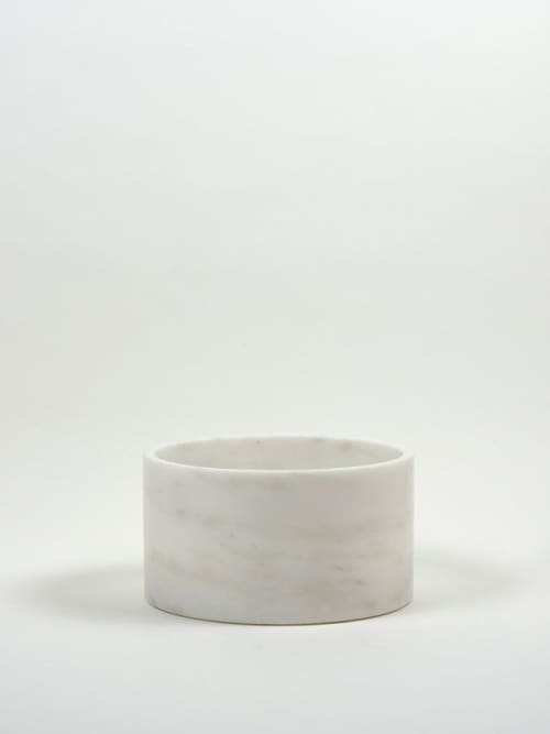 Fondali Emersi - tondo | Storage Bin in Storage by gumdesign. Item made of marble compatible with contemporary style