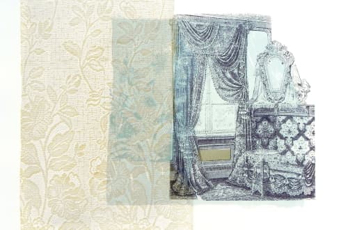 Dressing Room II Print from Soho House Paris series | Prints by Sara J Beazley. Item composed of paper