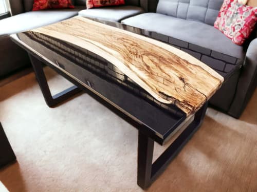 Epoxy Dining Table, Epoxy Resin Table, Epoxy Wood Table | Tables by Innovative Home Decors. Item composed of wood compatible with country & farmhouse and art deco style