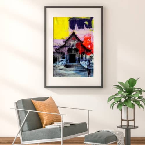 Ancient Asia XXIV | Mixed Media by Sven Pfrommer. Item works with asian style