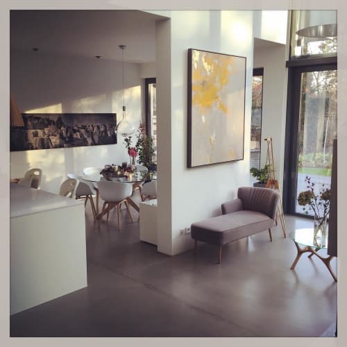 Indian Summer | Oil And Acrylic Painting in Paintings by Ele Pack. Item composed of canvas