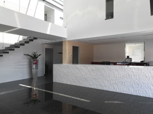 Sahara Marble Interior Wall Coverings | Tiles by Lithos Design | Marmi Rossi SpA in Cavaion Veronese. Item made of marble