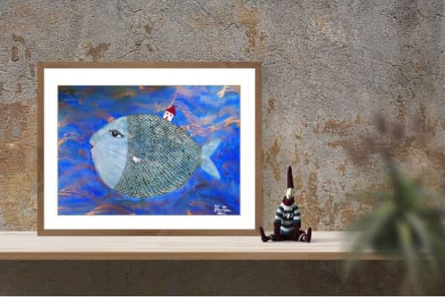 Wherever you go, your home is with you | Oil And Acrylic Painting in Paintings by Elena Parau