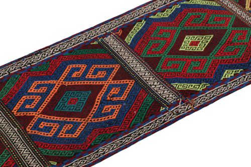 Rug & Kilim’s Contemporary Kilim Runner with Polychromatic | Area Rug in Rugs by Rug and Kilim