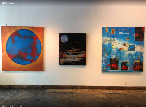 Aerena Gallery Exhibit | Oil And Acrylic Painting in Paintings by Adam Shaw Studio | AERENA Galleries & Gardens in Healdsburg. Item made of canvas & synthetic