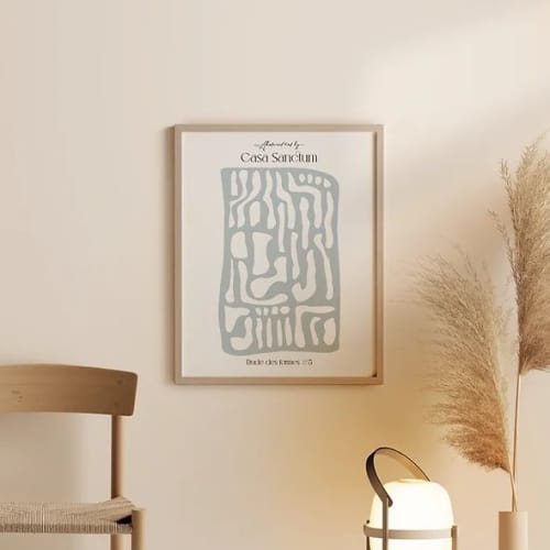 Etudes des formes no 5 | Prints by Casa Sanctum. Item composed of paper in minimalism or contemporary style