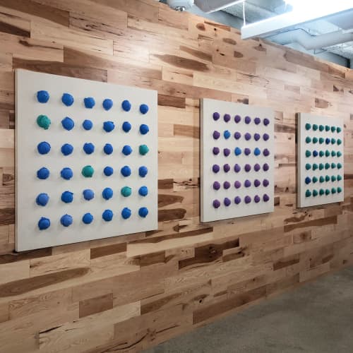 "Lactose Intollerant" | Mixed Media by ANTLRE - Hannah Sitzer | Google RWC SEA6 in Redwood City. Item made of canvas with synthetic