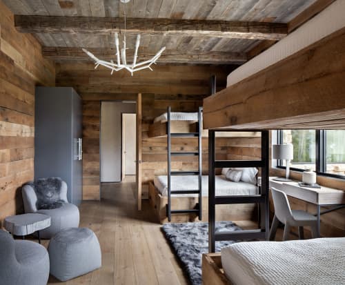 Pendants | Chandeliers by CP Lighting | Private Residence, Big Sky in Big Sky. Item composed of aluminum