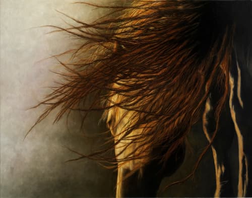 Erica Hopper "Tejas" | Oil And Acrylic Painting in Paintings by YJ Contemporary Fine Art | YJ Contemporary Fine Art in East Greenwich. Item composed of canvas