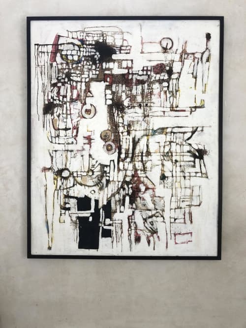 Remote Viewing | Mixed Media by Mud Studio, South Africa. Item composed of synthetic
