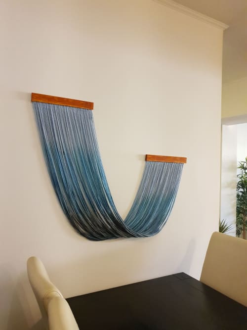 Macrame Wall Décor ,Macrame Wall Art, Fiber Art, Boho Wall | Tapestry in Wall Hangings by Magdyss Boutique. Item made of fiber works with boho & minimalism style